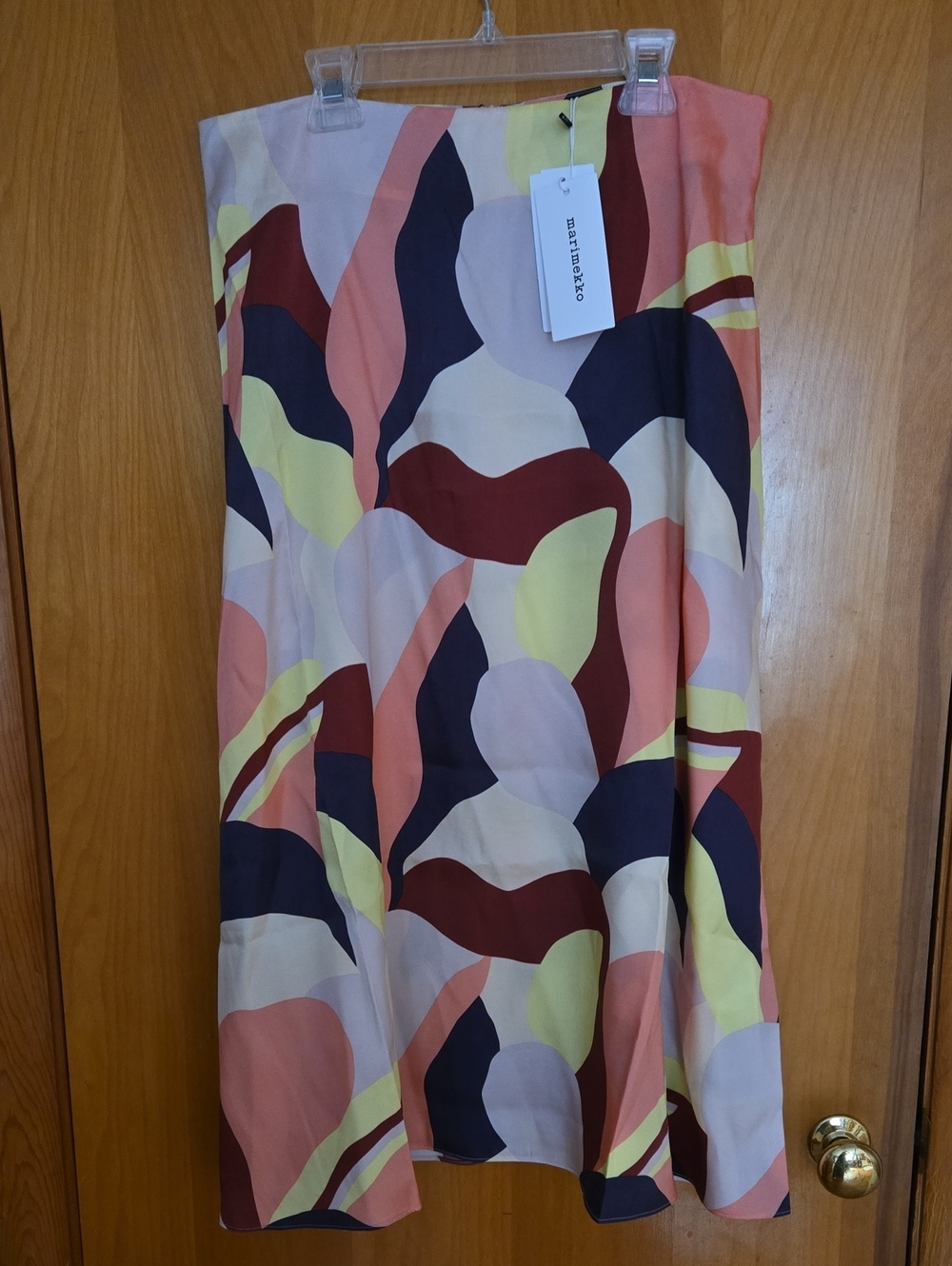 NWT Marimekko Midi Skirt Multicolor Size 42